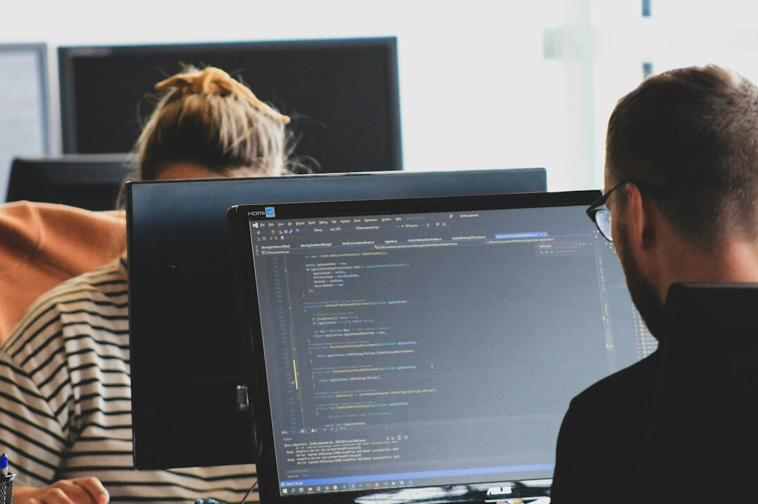 aspiring developer looking at code